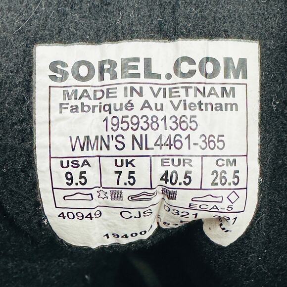 Sorel Explorer II Joan Sage/Fawn Waterproof Insulated Winter Snow Boots Size 9.5 - Picture 11 of 11